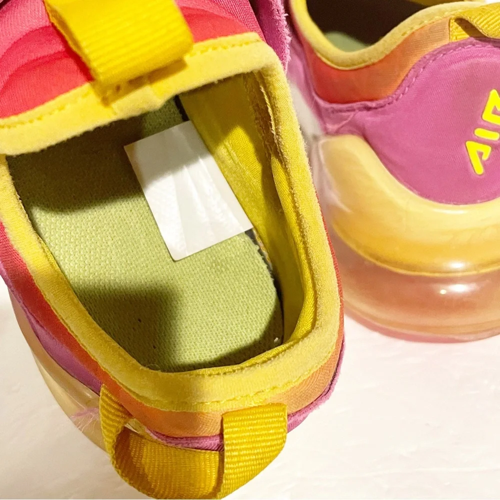 Nike Air Max‎ 270 Youth 6.5 Extreme SE GS CN8280 600 Fuchsia Slip on Sneakers